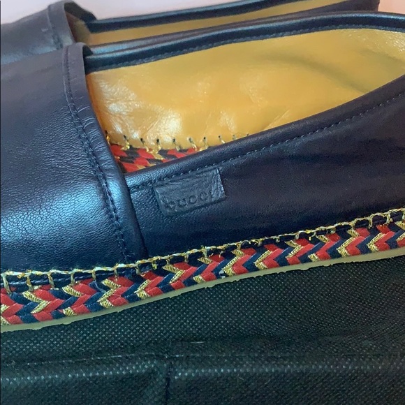 GUCCI leather espadrille flats - Picture 4 of 7